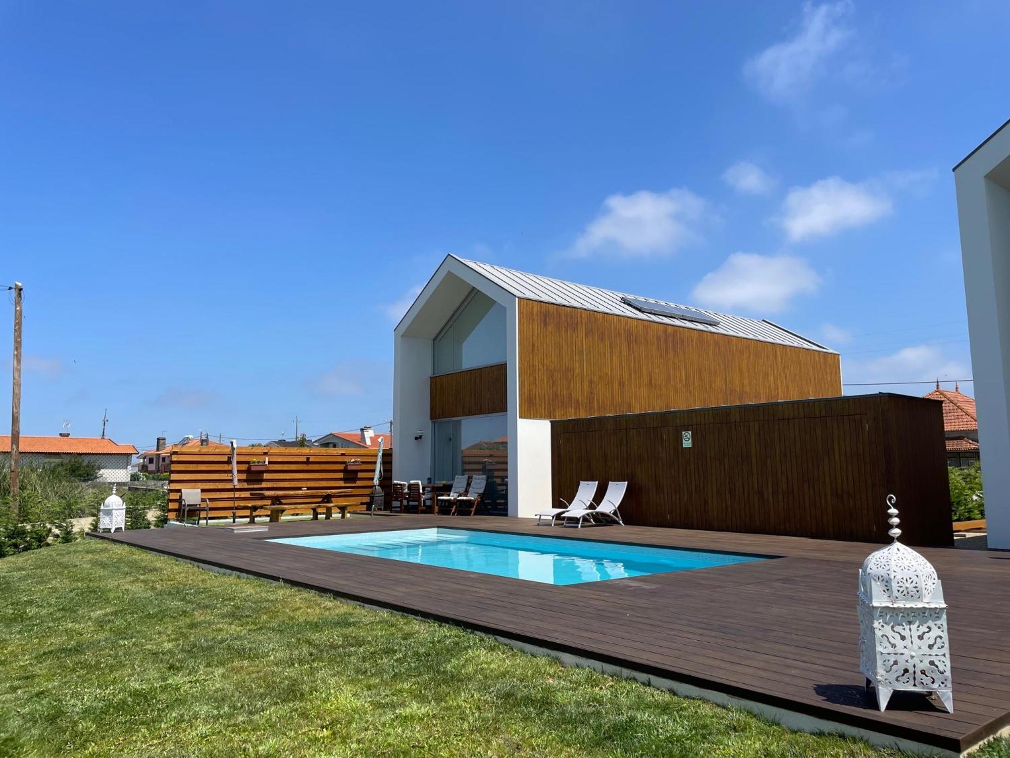 Villa Modern Barn House In Countryside Murtosa Esterno foto